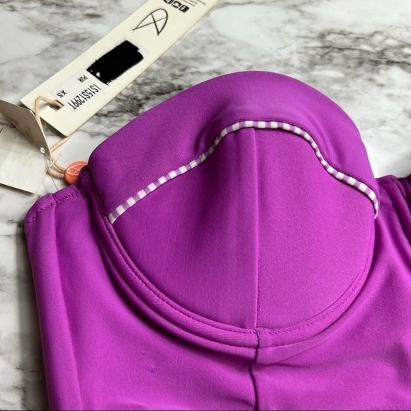 MiniPink Strapless Underwire Bikini Top NEW - Picture 2 of 8